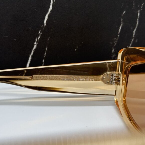 NEW CL40277F 42J CELINE SUNGLASSES ORANGE BROWN WOMEN EYEWEAR CELINE - Picture 11 of 13